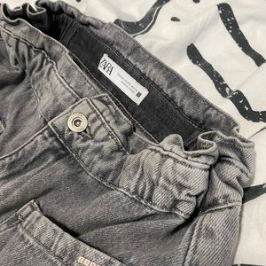 Zara baggy paper bag mom jeans z1975